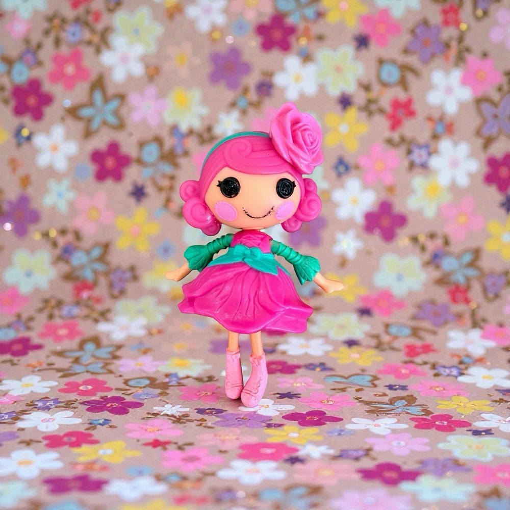 Lalaloopsy Rosebud Longstem Mini Doll3" Figure Toy MGA RARE HTF